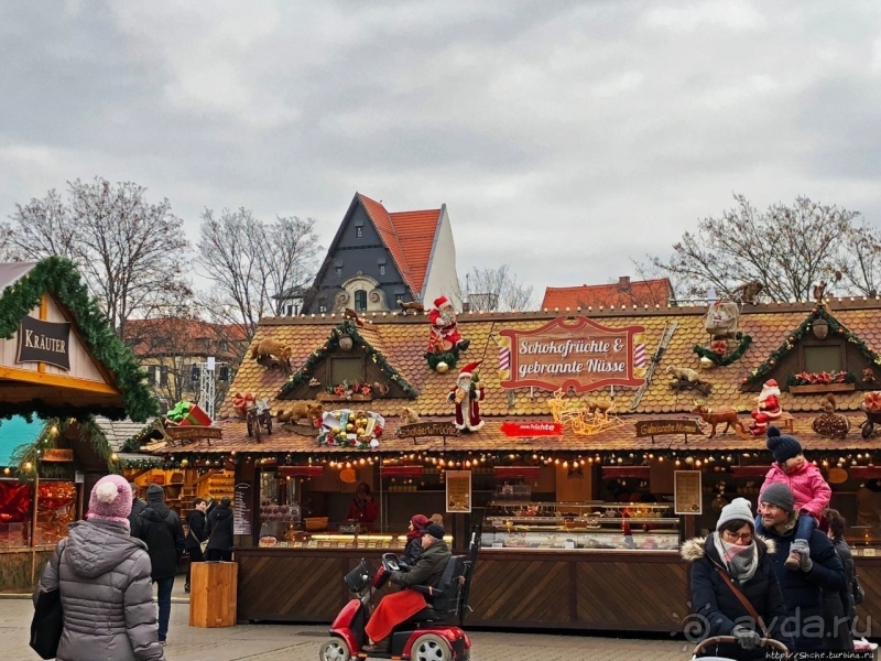 Рождественские метаморфозы. Эрфурт и ярмарка, как на ладони