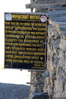 Кагбени — истинные ворота Мустанга, зеленый оазис в горах