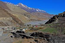 Кагбени — истинные ворота Мустанга, зеленый оазис в горах