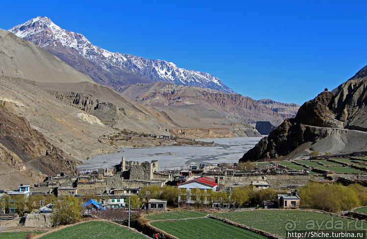 Кагбени — истинные ворота Мустанга, зеленый оазис в горах