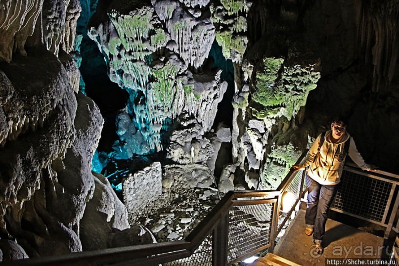 Диковинные сталактиты и причудливые сталагмиты св. Михаила