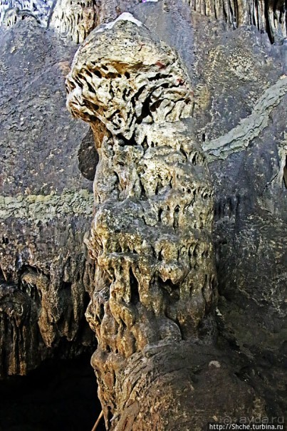 Диковинные сталактиты и причудливые сталагмиты св. Михаила