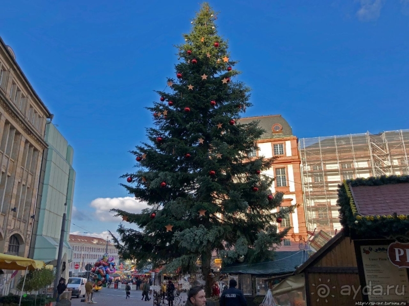 Рождественские метаморфозы. Старый рынок Дармштадта