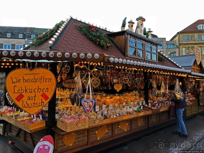 Рождественские метаморфозы. Старый рынок Дармштадта