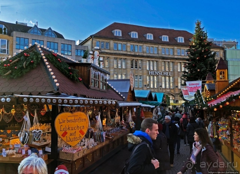 Рождественские метаморфозы. Старый рынок Дармштадта