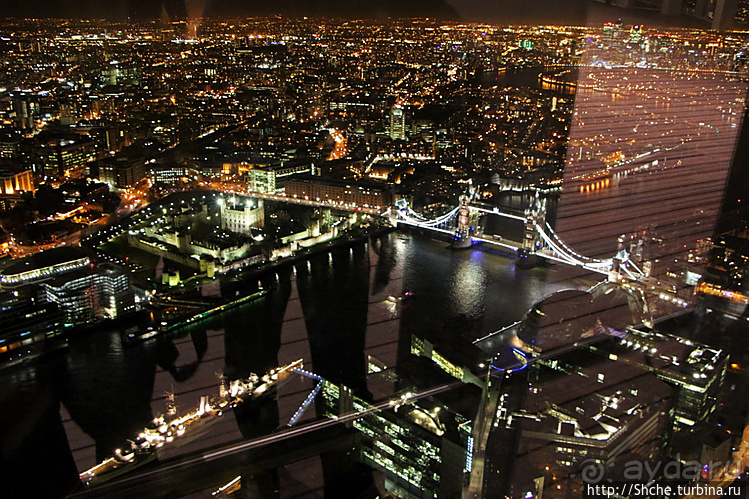 Виды на Лондон с самого высокого небоскреба в Европе "Shard"