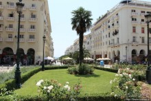 Туристические центры в Салониках — площадь Аристотеля