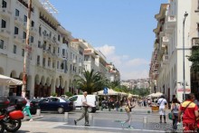 Туристические центры в Салониках — площадь Аристотеля