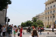 Туристические центры в Салониках — площадь Аристотеля