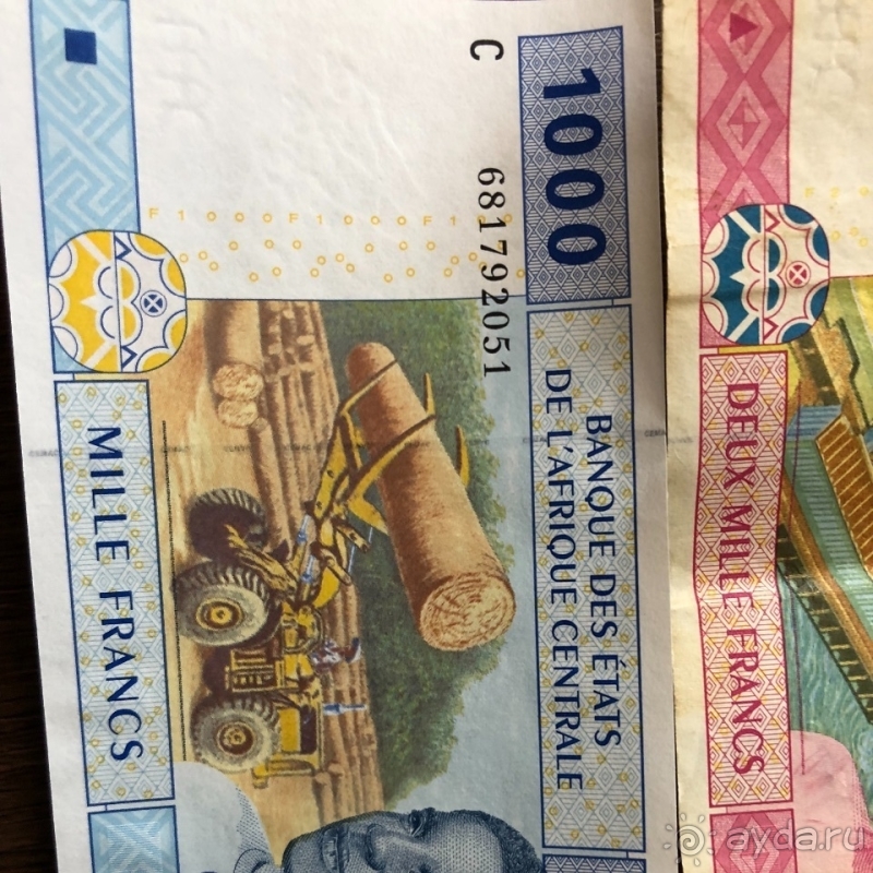 Рассматривая чадские купюры