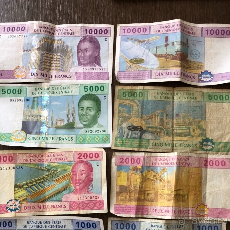 Рассматривая чадские купюры