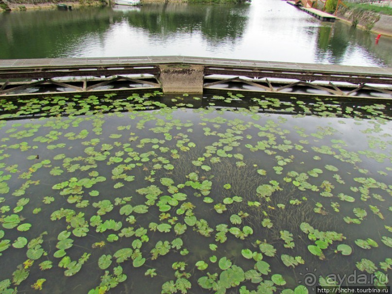 Берег реки Doub (по-русски просто Ду). Порог и шлюз