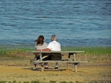 Городок на озере Гурон