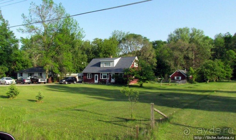 Городок на озере Гурон