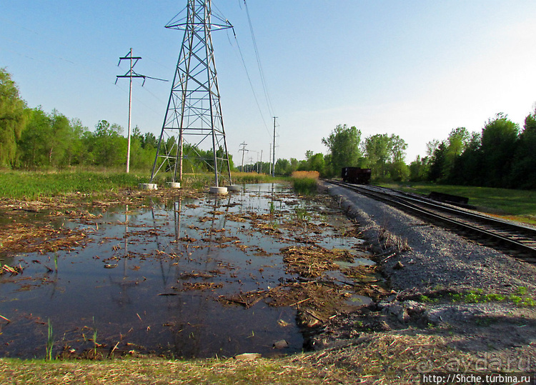 Городок на озере Гурон
