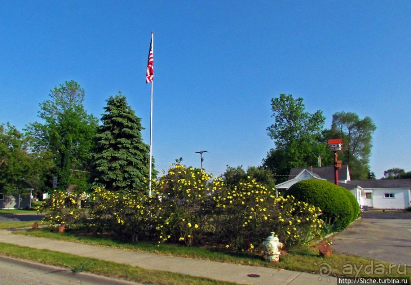 Городок на озере Гурон