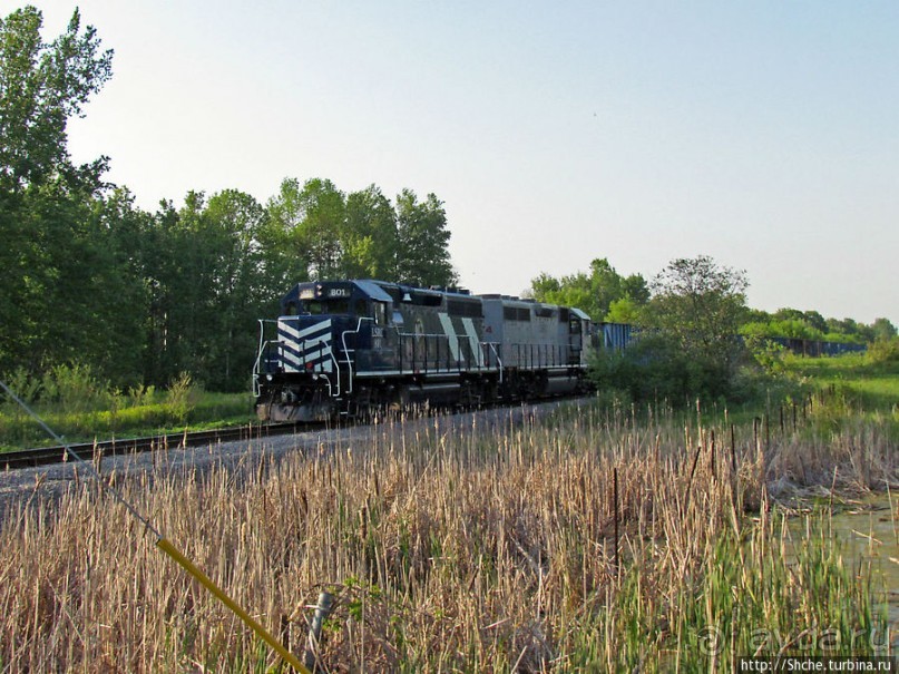 Городок на озере Гурон