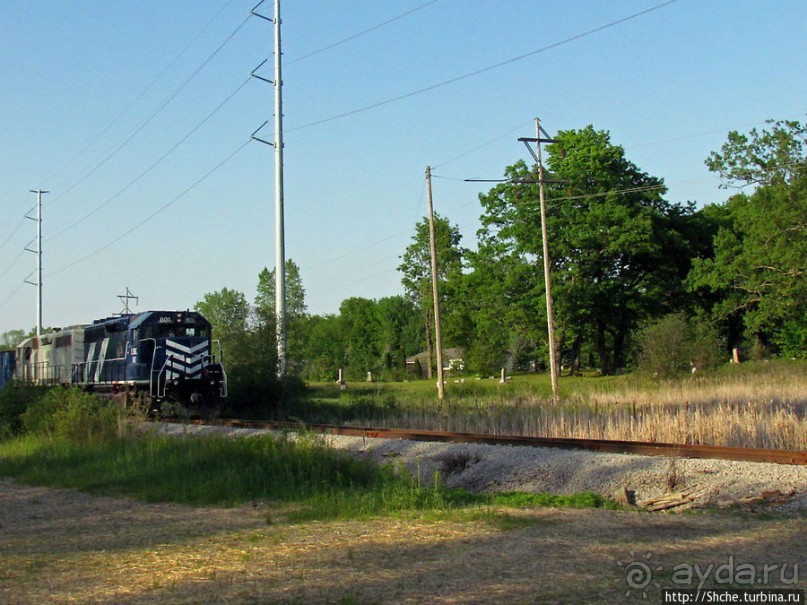 Городок на озере Гурон