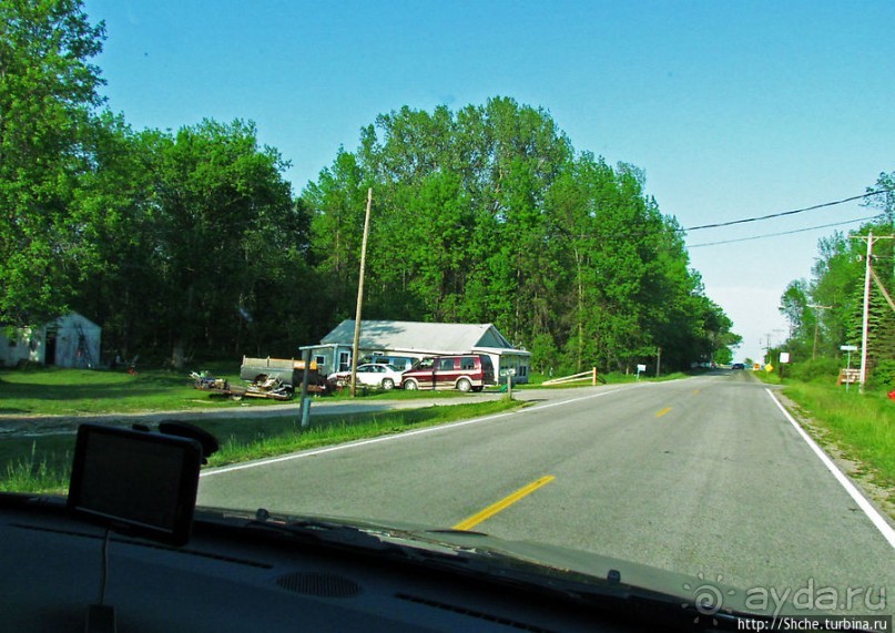 Городок на озере Гурон