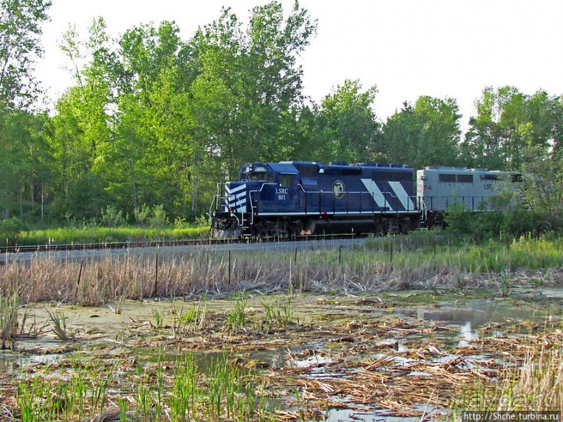 Городок на озере Гурон