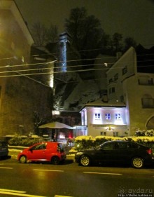 Ночная прогулка по Зальцбургу. Правый берег реки