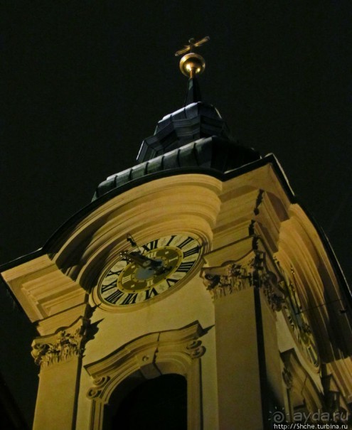 Ночная прогулка по Зальцбургу. Правый берег реки