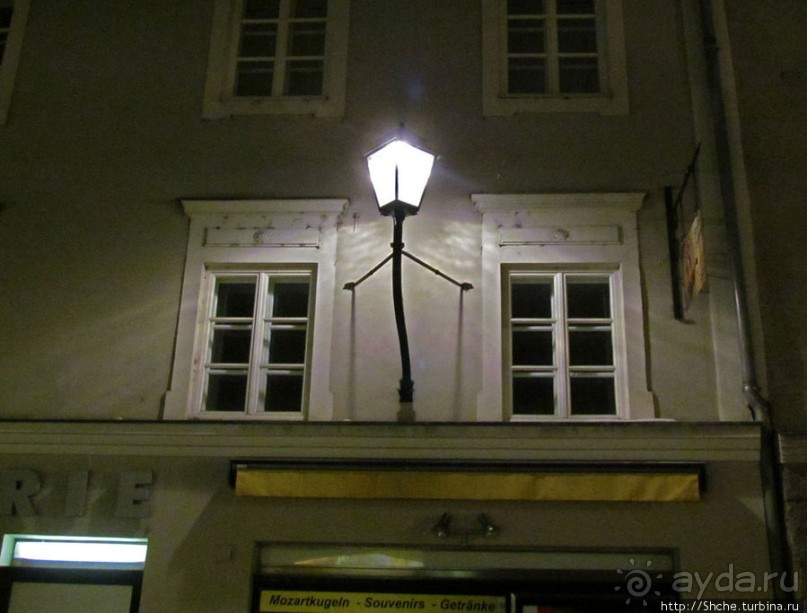 Ночная прогулка по Зальцбургу. Правый берег реки