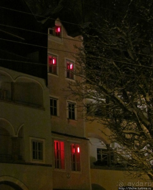 Ночная прогулка по Зальцбургу. Правый берег реки