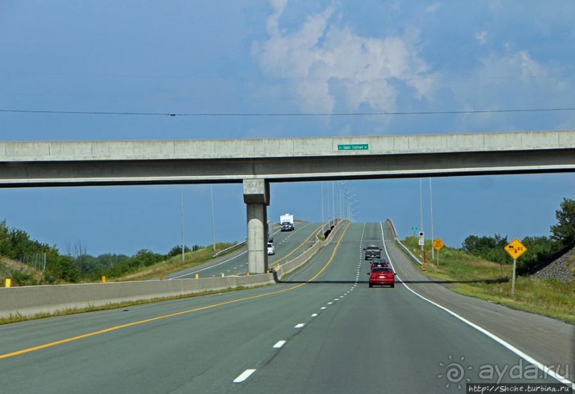 Правдивые картинки юго-восточной Канады. Дороги Нью-Брансуик