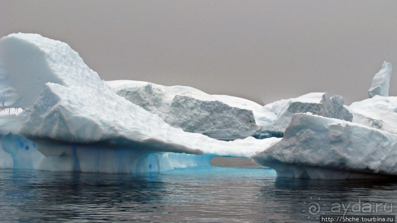 Здесь умирают айсберги — Waterboat Pt, Antarktic Peninsula