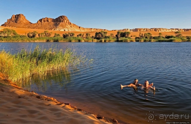 Чад, места туристического притяжения. Озера Унианга