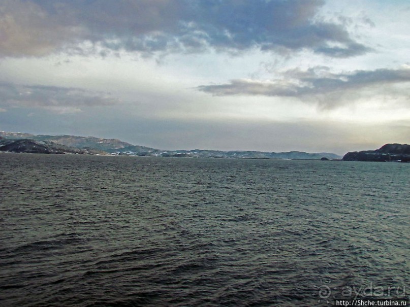 Припорошило наш знакомый фьерд Strindfjorden