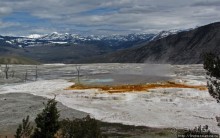 Мамонтовы горячие источники (Mаmmoth). Верхние террасы