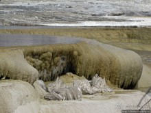 Мамонтовы горячие источники (Mаmmoth). Верхние террасы