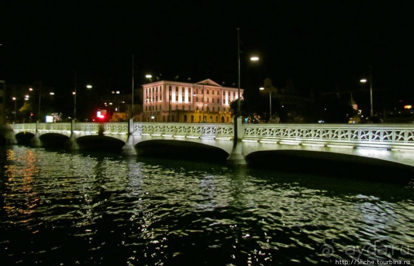 Прогулка по ночному Цюриху. Привязка к местности