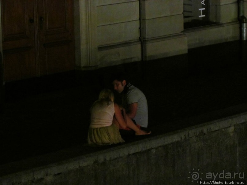 Прогулка по ночному Цюриху. Привязка к местности