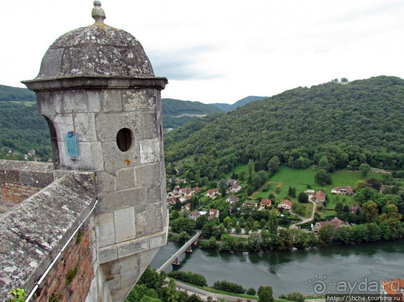 Цитадель города Безансон. Прогулка по стенам крепости.