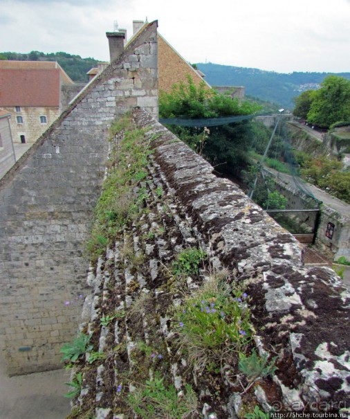 Цитадель города Безансон. Прогулка по стенам крепости.