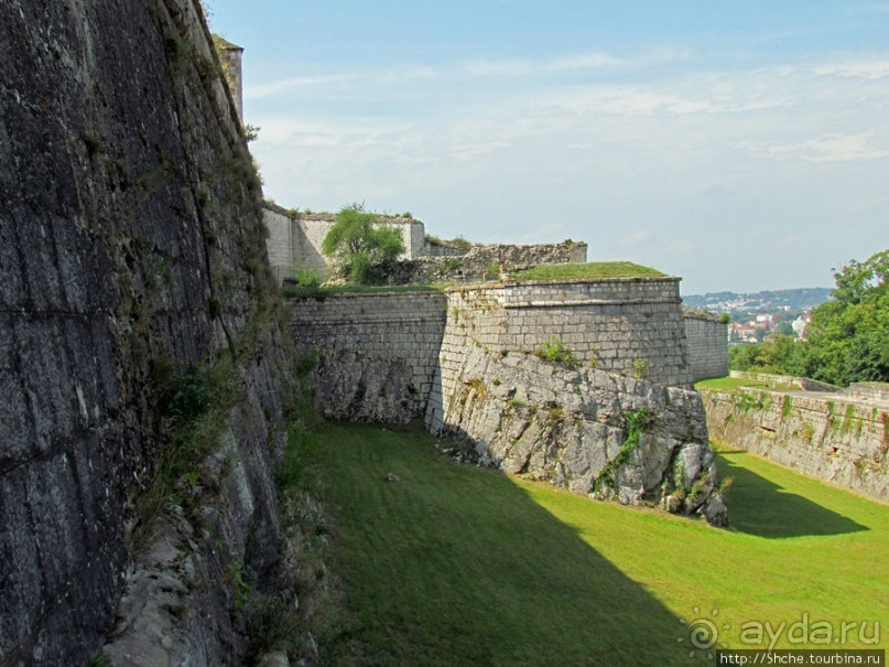 Цитадель города Безансон. Прогулка по стенам крепости.