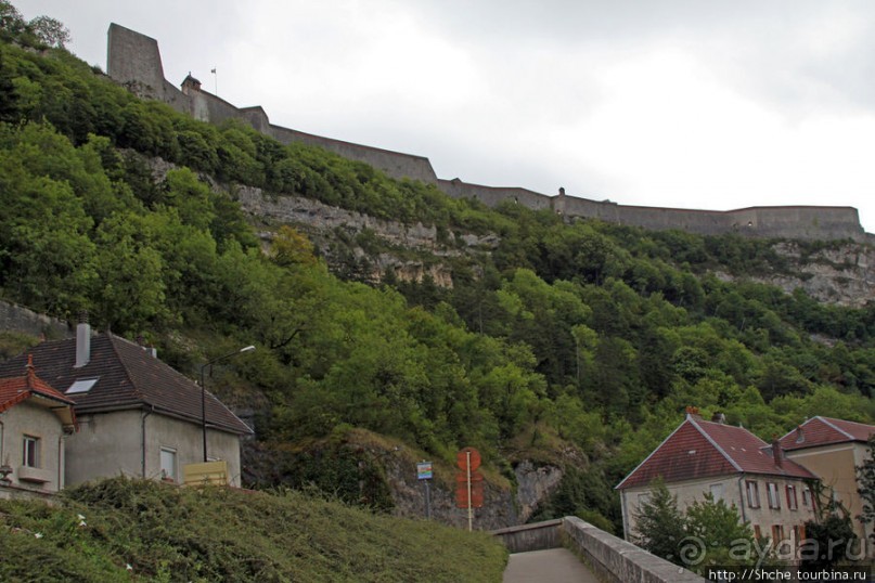 Цитадель города Безансон. Прогулка по стенам крепости.