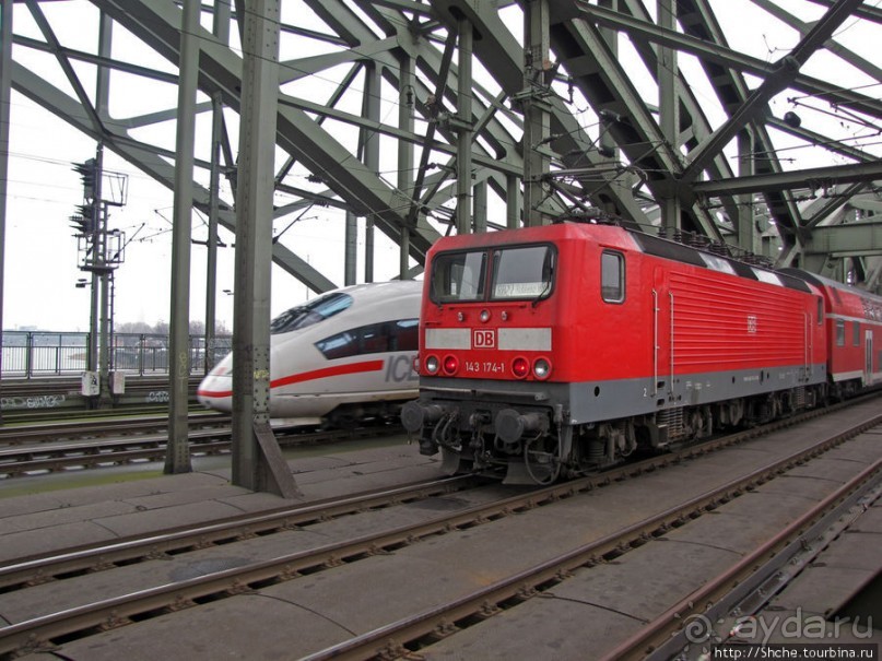 Гогенцоллернский железнодорожно-пешеходный мост через Рейн