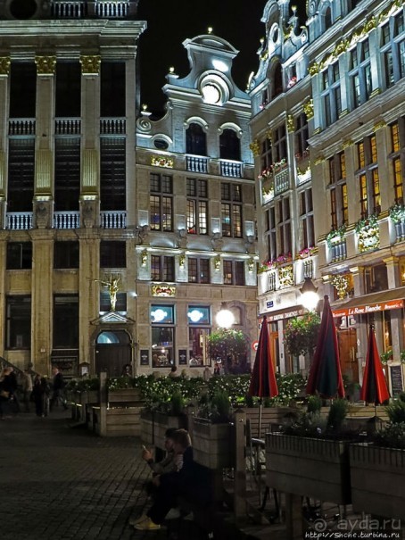 Ночные города... Центральная площадь Брюсселя + бонус