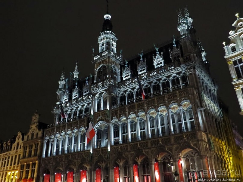 Ночные города... Центральная площадь Брюсселя + бонус