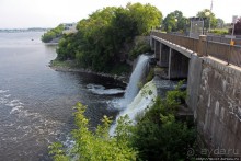 "Водяная занавеска". Водопады Ридо в Оттаве