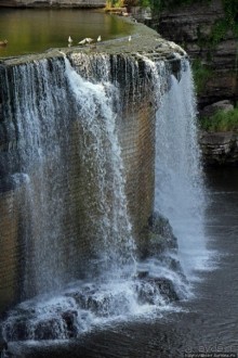 "Водяная занавеска". Водопады Ридо в Оттаве