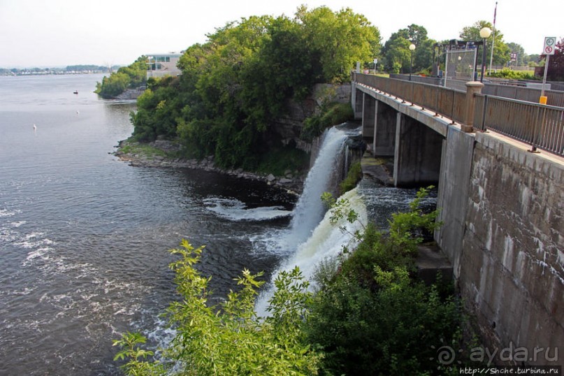 "Водяная занавеска". Водопады Ридо в Оттаве