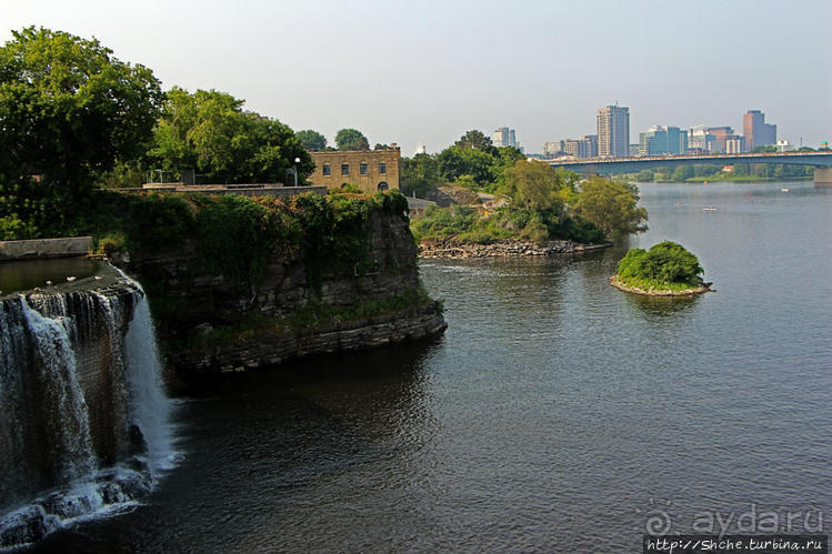 "Водяная занавеска". Водопады Ридо в Оттаве