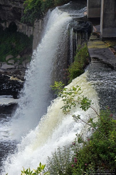 "Водяная занавеска". Водопады Ридо в Оттаве