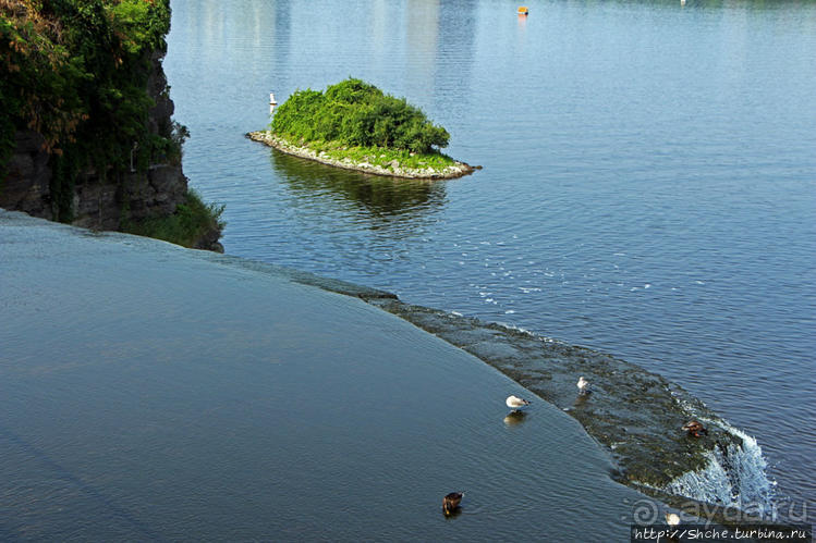 "Водяная занавеска". Водопады Ридо в Оттаве