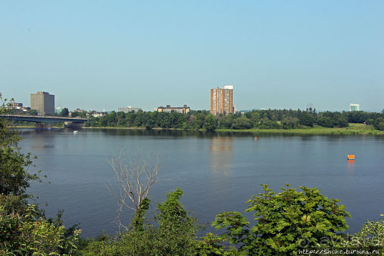"Водяная занавеска". Водопады Ридо в Оттаве